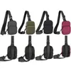 Bolsa cruzada de pecho con cremallera elástica universal de 7.2 pulgadas para teléfono móvil Apple Samsung Huawei, funda protectora