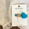 Dulce Corazón de Fieltro Cuadros para Niños Gota de Agua Pinza para el Cabello Pasador Pinza Lateral Pinza para el Flequillo