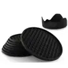 Porta-copos de silicone transfronteiriço redondo antiderrapante com dreno anti-queimadura porta-copos de água café isolamento de alta temperatura sousplat atacado