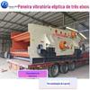 Guangxi três eixos elíptico vibratório horizontal linear máquina de peneiramento de areia canteiro de obras areia cascalho carvão ganga cascalho peneiramento