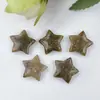 Amazon Piedra Natural Cristal 20mm Estrella de Cinco Puntas No Porosa Colgante Estrella Luna Joyería Pequeños Adornos de Estrella Accesorios