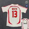 0607 retro AC Milán No. 22 Kaka camiseta de visitante Liga de Campeones Pirlo AC camiseta de fútbol de manga corta venta al por mayor transfronteriza