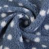 Spot fornecimento de grão de caxemira impresso flanela pequeno polka dot grão tecido de veludo lã de cordeiro tecido de veludo de pelúcia