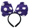 Explosiones lazo de lunares pequeños diadema de Minnie tocado de Blancanieves diadema para actuación infantil accesorios venta directa de fábrica