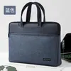Pasta Executiva, Bolsa de Mão Simples para Viagem de Negócios e Escritório, Costura em Couro Tecido Oxford Bolsa Leve para Computador Atacado