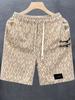 Pantalones Cortos de Marca de Moda de Verano para Hombre, Nuevos Pantalones de Cinco Puntos de Estilo Chino, Casuales Sueltos, Pantalones Medios 2025 Nuevos Pantalones Guofeng para Hombre