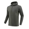Jaqueta Softshell, Jaqueta de Corte Justo, Top Esportivo com Capuz para Exterior, Jaqueta Cardigan para Acampamento, Caminhada, Esportes ao Ar Livre, Montanhismo