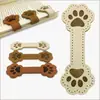 Marcador de libro de cuero magnético lectura linda forma de garra de perro soporte magnético para marcapáginas adecuado para hombres y mujeres regalo marcador de libro