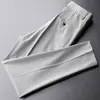 Venta de Liquidación/Sin Devoluciones ni CambiosPantalones Casuales de Tencel Antiarrugas Pantalones Cropped de Traje de Verano Pantalones Cónicos de Seda de Hielo