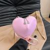 Moda Nicho Bolso Nuevo Mujer 2024 Celebridad de Internet Amor Diseño de Nicho Cuatro Estaciones Personalizado Explosiones Bolso Cruzado Versátil