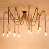 Lustre Estilo Industrial Retro Americano Loja de Roupas para Escritório Restaurante Deck Cybercafé Lâmpada de Corda de Cânhamo Aranha Luxo Leve