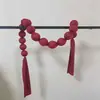Decoración de boda, cadena de bolas de tela, colgante de pared de fondo para sala de estar, decoración de habitación de boda, atado de bolas para accesorios de boda