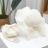 Sombrero de paja para niños, sombrero de verano para niñas, sombrero de princesa, sombrero de playa con protección solar, sombrero de sol para bebé, sombrero de pescador transpirable
