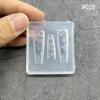 Molde para Uñas Artísticas Herramientas DIY Molde Transparente para Uñas Flor de Lazo Decorativa Película de Silicona Hecha a Mano Venta al por Mayor Transfronteriza
