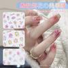 Pegatinas de uñas Shell light brillantes y preciosas pegatinas de uñas vintage venta al por mayor de fábrica fuegos artificiales japoneses relieve dorado adhesivo
