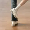 Zapatos de Ballet Mary Jane con Lazo para Mujer, Otoño 2026 Nuevos Versátiles que Aumentan la Altura con Suela Gruesa, Tenis Casuales