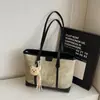 Bolso de Hombro para Mujer Simple y de Moda Nuevo Textura de Cuero Suave Bolso Tote para Viajes Diarios Estilo Coreano Moderno Bolso de Mano de Gran Capacidad