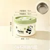Lancheira de aço inoxidável 304 Panda, portátil, de camada dupla, isolada e que retém calor, redonda, hermética, adequada para estudantes e trabalhadores de escritório
