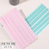 Pieza de arcilla para decoración de uñas al por mayor, plastilina verde y rosa, pieza de práctica, pegatina adhesiva fija, herramientas de arcilla blanca