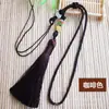 Suministro de Fábrica en Stock, Cuerda Colgante con Borla para Coche, Cuerda Colgante de Ágata Hecha a Mano para Bolso, Venta al por Mayor de Cuerdas para Joyería