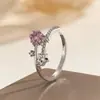 Anillo de Estrella Nuevo para Mujer, Moderno y Único, Estilo de Lujo Ligero de Nicho, Anillo Abierto Simple, Estilo Minimalista, Anillo para el Dedo Índice, Joyería