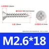 Tornillos Autorroscantes de Acero Inoxidable 304 con Ranura de Cruz Ka Tornillos Autorroscantes de Cabeza Plana con Ranura de Cruz M1-M8