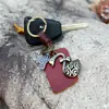 Chaveiro de Corda de Couro Simples Tecido à Mão para Carro para Homens e Mulheres, Corrente de Chaveiro para Casal, Pingente Criativo de Couro para Carro