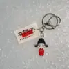 No ser nadie. 1 etiqueta acrílica creativa de texto llavero decoración inspirador estudiante nicho regalo colgante pareja
