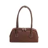 Bolso de Mano Retro de Bolos de Nicho Coreano Nuevo Otoño/Invierno 2026 Versátil Simple Relajado Bolso Tote para el Trabajo