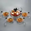 Tetera Nueva, Olla Cola de Rata, Olla de Vidrio de Alto Borosilicato Resistente al Calor, Olla Saludable, Hervidor de Agua, Cafetera Térmica para el Hogar