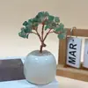 Árbol de la Fortuna de Cristal Árbol de la Fortuna de Cristal Amarillo-Morado-Rosa Natural Adorno Decorativo para Oficina Hogar Sala de Estar