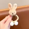 2025 Nueva Diadema Súper Linda de Conejo y Oso Cuerda para el Cabello de Felpa para Mujeres Que No Daña el Cabello Bola para Cola de Caballo Accesorios para el Cabello del Cuero Cabelludo
