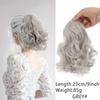 Peluca de coleta corta con cordón para mujer estilo europeo y americano, coleta rizada romana realista natural con clip de garra, modelo nuevo