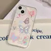 Capa Borboleta Colorida Adequada para iPhone 17 Pro Max, Capa de Telefone Fosca Apple 17, 16/15 Anti-Queda, 17 Pro Dropshipping
