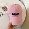 Gorra Coreana con Letra Nueva para Mujer para las Cuatro Estaciones, Gorra de Béisbol con Protección Solar para Exteriores, para Correr, Montar, Sombrero de Copa Blanda para Hombre