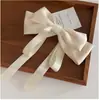 Grampo de Cabelo com Laço High Sense Rabo de Cavalo Baixo Meio Cabelo Estilo Princesa Doce Presilha Primavera Presilha Bico de Pato Acessórios de Cabelo para Mulheres