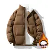 Chaqueta Acolchada de Algodón con Algodón Thinsulate para Hombre, Nueva de Invierno 2026 Casual Cálida para Viajar con Capucha Abrigo al por Mayor
