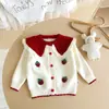 Otoño e Invierno Colocación Navideña Niñas Suéter Cuello Alto de Bola Coreano Hecho a Mano Lindo Conjunto de Vestido Tutú para Niñita