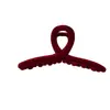 Pinza de Pinza de Tiburón de Pelo Elegante Retro Versátil Coreana con Flocado 2025 Nuevo Otoño e Invierno Accesorios para el Cabello