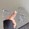 Nuevo Marco de Gafas de Media Montura de Moda Estilo Coreano Personalizado de Marco Grande Gafas Anti-luz Azul Se Pueden Equipar con Marco de Gafas para Miopía