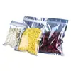 Bolsas Auto-Sellantes Yin-Yang, Bolsas Planas de Papel de Aluminio Semitransparente, Bolsas Selladas para Empaque de Alimentos de Café y Dulces