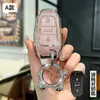 Para Dongfeng Peugeot carcasa de llave 308 408 3008 4008 Citroen c3 c5 Sega carcasa de llave femenina