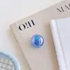 Chen Ming Cuentas Redondas de Acrílico con Medio Agujero, Cuentas Brillantes, Cuentas de Colores Vibrantes, Cuerda para el Cabello DIY, Llavero, Accesorios al por Mayor