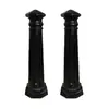 Postes de Parada de Tráfico de Hierro Fundido de Venta Caliente con Cabeza Octagonal de Columna Romana, Varios Estilos de Barandillas Exteriores, Postes de Barrera de Tráfico Anticolisión Disponibles