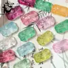 Atacado 18x30mm Máscara de Raposa de Vidro Fluorita Sintética Raposa Cartão de Mão Material para Pulseira Colar DIY Feito à Mão