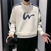 Sudadera para hombre nueva de primavera y otoño de 2023, camiseta informal de manga larga con base interior de alta gama para hombre.