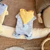 Roupas de Cachorro Outono Inverno para Animais de Estimação Roupa de Casa Veludo Amigo da Pele Com Capuz Quatro Pernas Roupas de Gato Pijama Quente Cachorro Pequeno