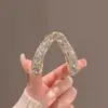 Pinza de Agarre en Forma de V Pinza de Media Horquilla con Pedrería de Alta Calidad para el Cabello Pinza de Agarre para la Parte Trasera de la Cabeza de las Mujeres Cabeza Craneal Alta Adorno para la Cabeza Cola de Caballo Alta Bola de Cabello Pinza de Agarre