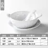 Vajilla de Melamina Xiangyuan Azucarera Recipiente para Postres Celebridad de Internet Comercial Porcelana de Imitación Helado Creativo Set de Tazones Pequeños con Doble Asa