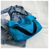 Bolso de Hombro de Color Sólido Relajado de Alto Valor de Nicho Estilo Coreano Ins Ligero de Gran Capacidad para Viajes